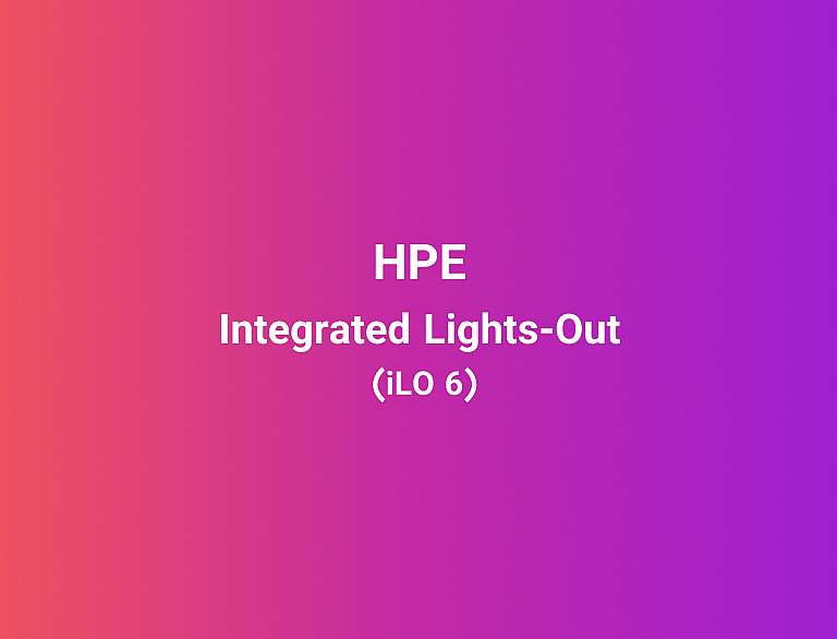 نرم‌افزار مدیریتی HPE iLO 6